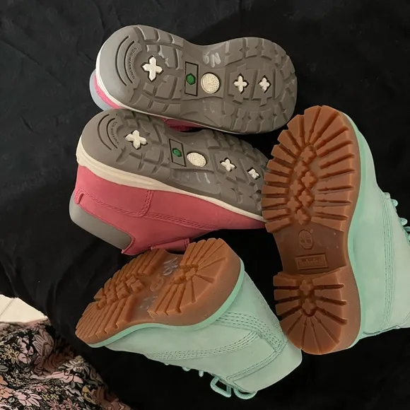 Kids' Pink and Mint Green Shoes