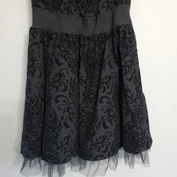Killstar Bloodlust Party Dress Black Punk Whimsygoth Luxury Coquette Girl Sz M
