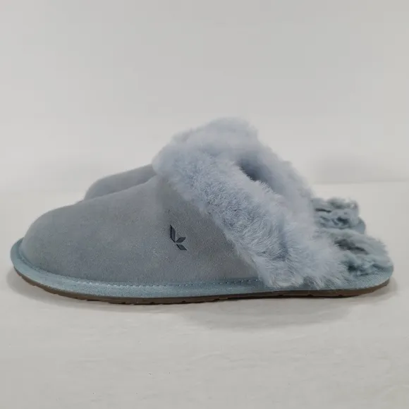 Koolaburra By UGG Milo Scuff Slippers Blue Women Size 9