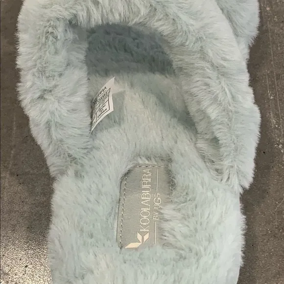 𝅺koolaburra BY UGG NEW WOMEN’S FUZZ-ON SLIDE SANDALS SLIPPERS PALE AQUA