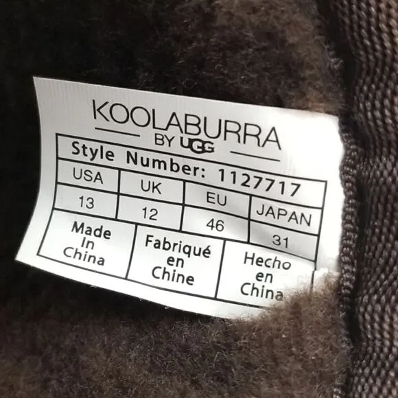 KOOLABURRA by UGG Dawsen Men's Slippers in Chocolate Brown