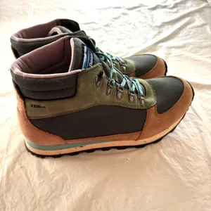 L. L. Bean Tek 2.5 Katahdin Hiking boots Shoes Sage green tan SZ. 10 M NWOT