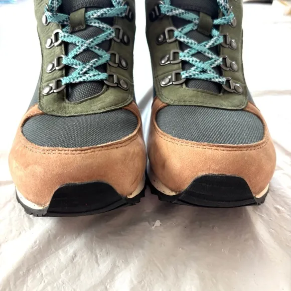 L. L. Bean Tek 2.5 Katahdin Hiking boots Shoes Sage green tan SZ. 10 M NWOT