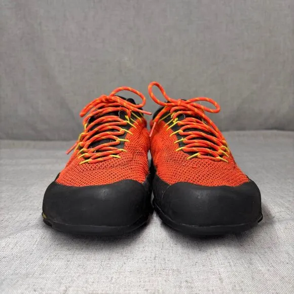 La Sportiva TX3 Approach Shoes Orange Black Yellow Mesh Lace Up Men's 13