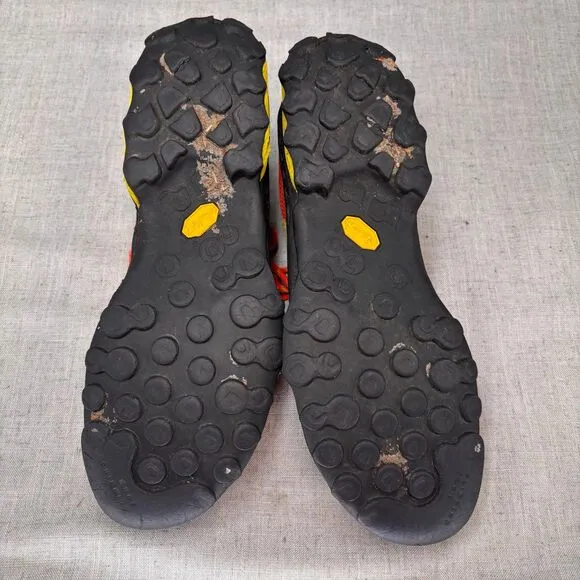 La Sportiva TX3 Approach Shoes Orange Black Yellow Mesh Lace Up Men's 13