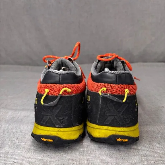 La Sportiva TX3 Approach Shoes Orange Black Yellow Mesh Lace Up Men's 13