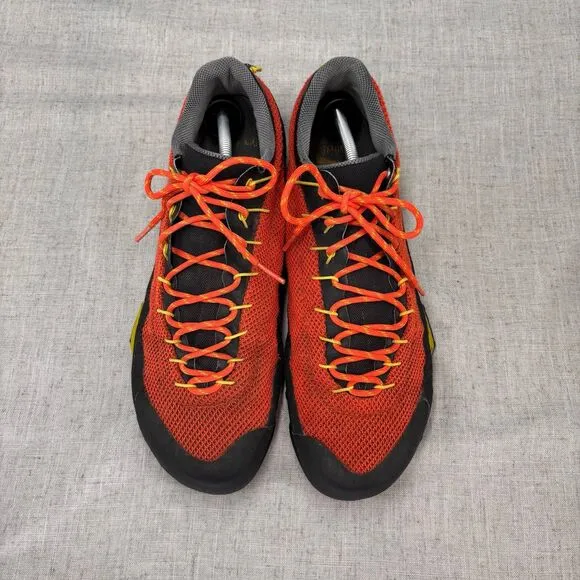La Sportiva TX3 Approach Shoes Orange Black Yellow Mesh Lace Up Men's 13