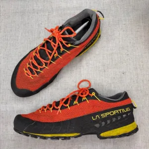 La Sportiva TX3 Approach Shoes Orange Black Yellow Mesh Lace Up Men's 13