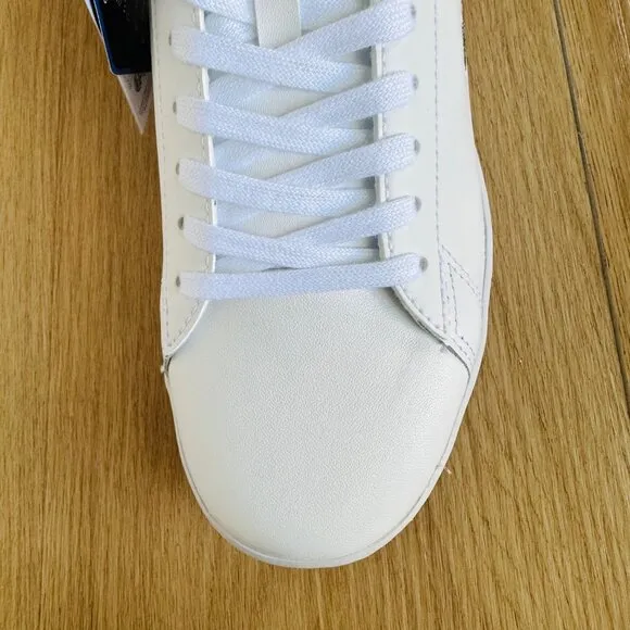 ✨Lacoste Womens Comfy Leather Shoes Sz 7(7.5) Preppy  Hydez 119 2 P SFA White