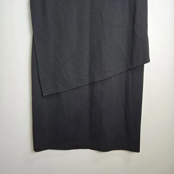 LAFAYETTE‎ 148 Minimalist Basic Classic Chic Tired Sleeveless Midi Dress S