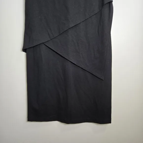 LAFAYETTE‎ 148 Minimalist Basic Classic Chic Tired Sleeveless Midi Dress S