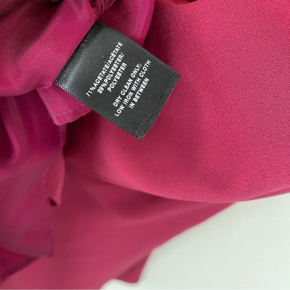 Lafayette 148 New York 16 trumpet dress amaryllis pink sheath career cocktail