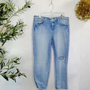 L'AGENCE Women's Low Rise Straight Jeans - Size 31 - Light Wash