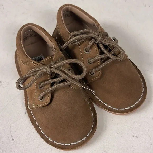 L’AMOUR Tyler Leather Lace Up Shoe, Size 6 Boys ,