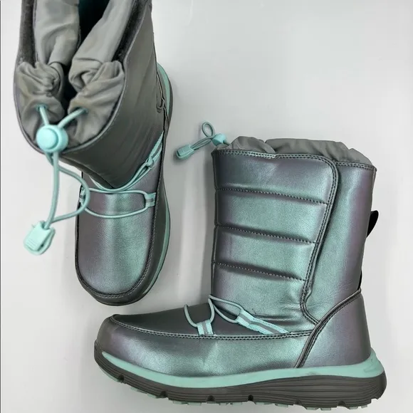 LANDS’ END Kids Snow Flurry Insulated Winter Boots