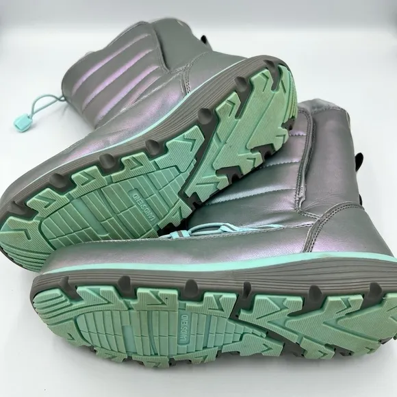 LANDS’ END Kids Snow Flurry Insulated Winter Boots