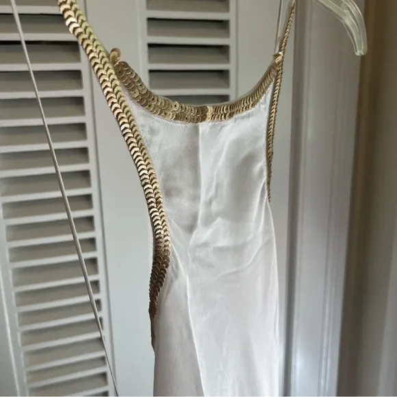 LaPerla silk &amp; sequin goddess gown