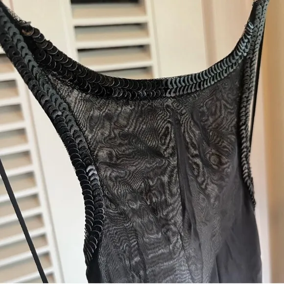 LaPerla silk &amp; sequin gown