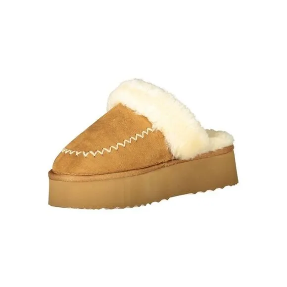 Laura Biagiotti Brown Polyester Women Women's Sandal
