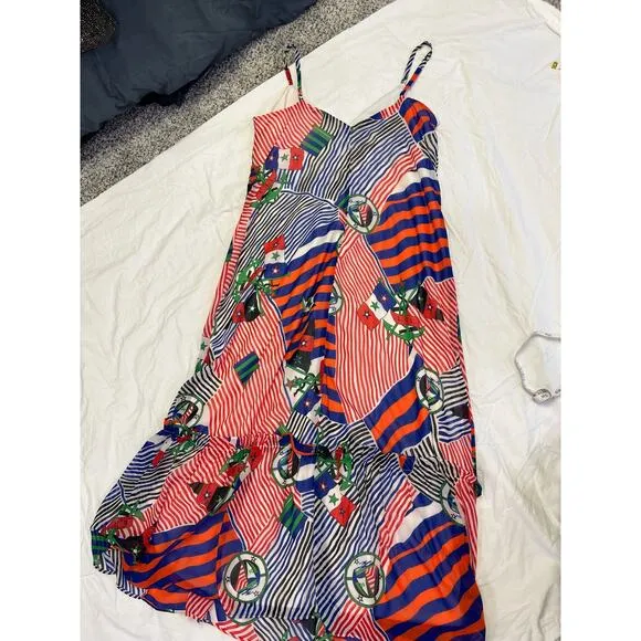 Lauren Ralph Lauren Multi Printed Shift Dress, Women’s Size 2, Nautical