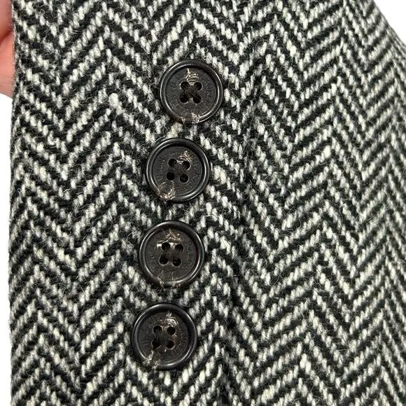 Lauren Ralph Lauren Women’s Gray Herringbone Lambs Wool Blend No Size Tag