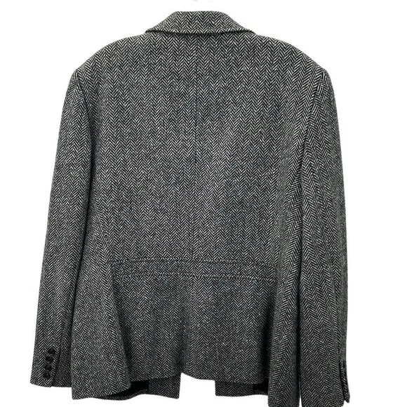 Lauren Ralph Lauren Women’s Gray Herringbone Lambs Wool Blend No Size Tag