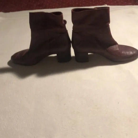 Laurence Dacade Paris Brown Italian Leather Boots Womens size 6.5