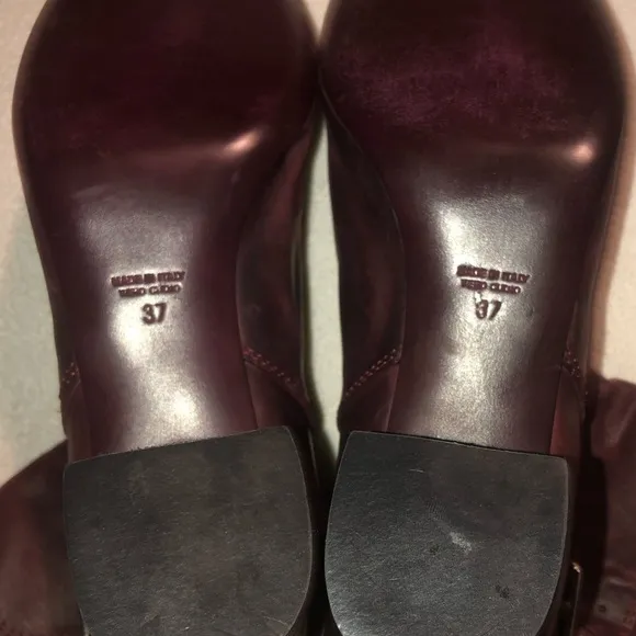 Laurence Dacade Paris Brown Italian Leather Boots Womens size 6.5
