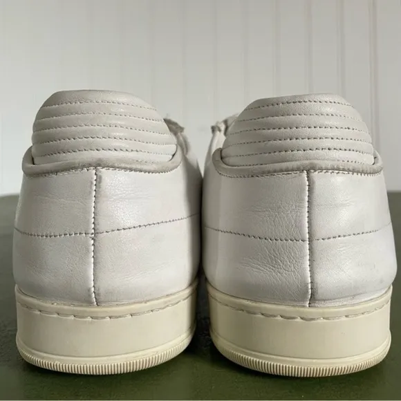 Lavati *Italy* Low-Top Sneakers/Casual Shoes in White Leather