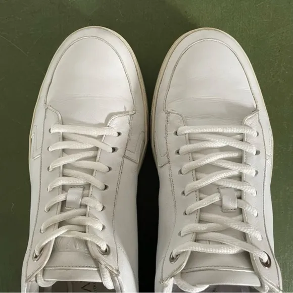 Lavati *Italy* Low-Top Sneakers/Casual Shoes in White Leather