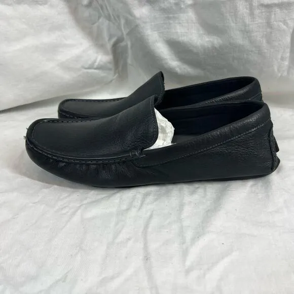 L.B Evans Leather Alton slip On Casual Slippers loafer  Faux Shearling NWOB
