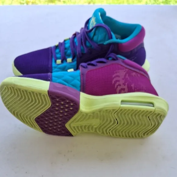 LeBron James  Nike Purple and Blue High-Top Sneakers Size 9.5