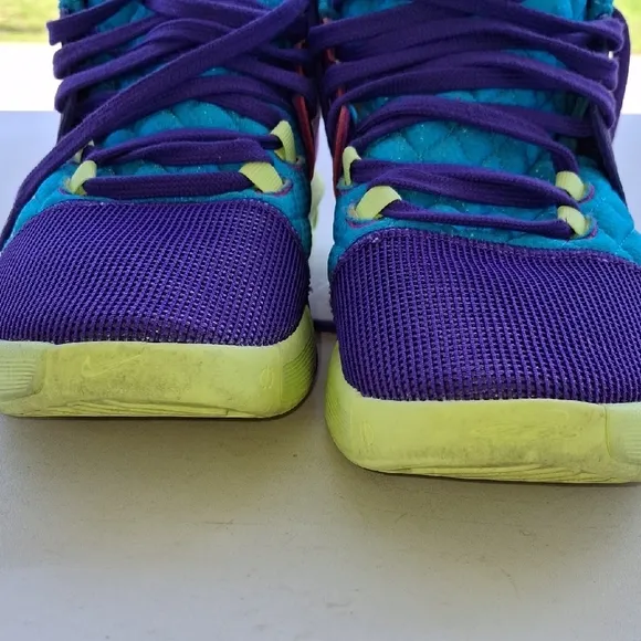 LeBron James  Nike Purple and Blue High-Top Sneakers Size 9.5