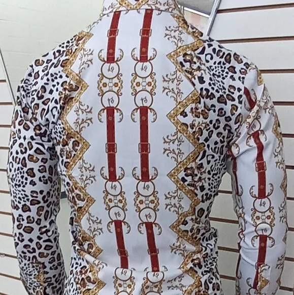 Leopard Print Luxury Men Shirt