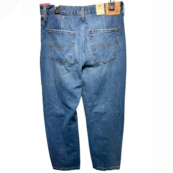 Levi's '94 Baggy Jeans Mid Rise Loose Fit Straight Leg Denim Size 29x31
