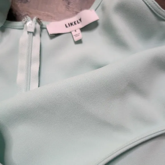 Likely Light Blue Mini Dress Size‎ 4