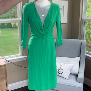 {Lily Pulitzer} Green‎ Wrap Midi Dress