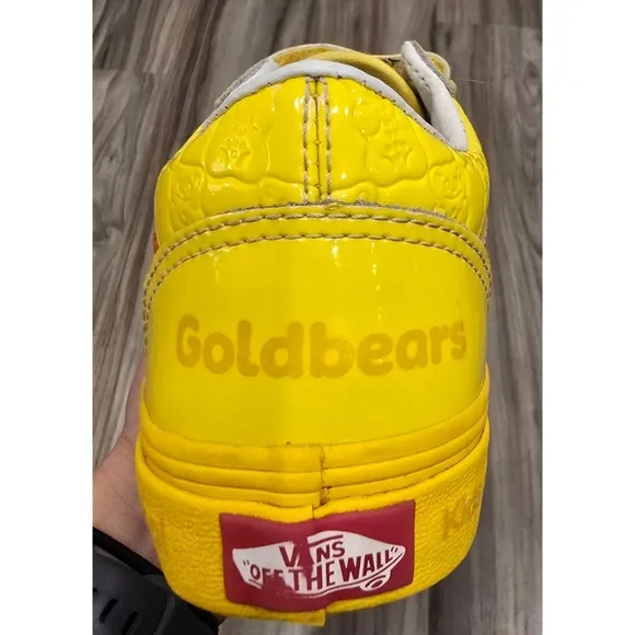 Limited Edition Vans Old Skool Haribo Goldbear Shoes Boys Size 1.5 Bright Yellow