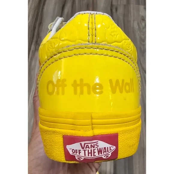 Limited Edition Vans Old Skool Haribo Goldbear Shoes Boys Size 1.5 Bright Yellow
