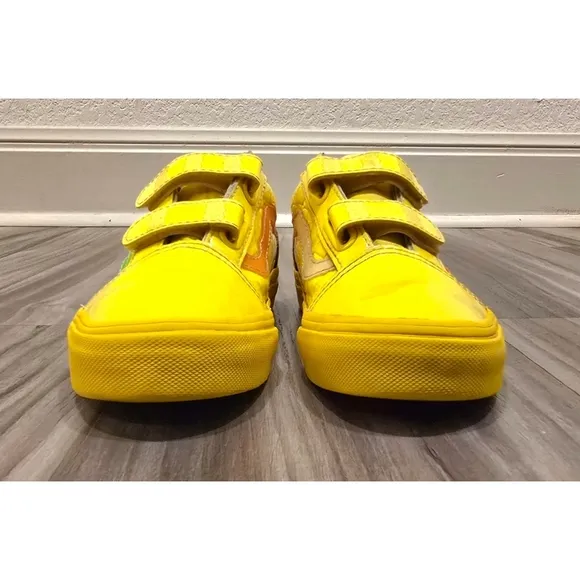 Limited Edition Vans Old Skool Haribo Goldbear Shoes Boys Size 1.5 Bright Yellow