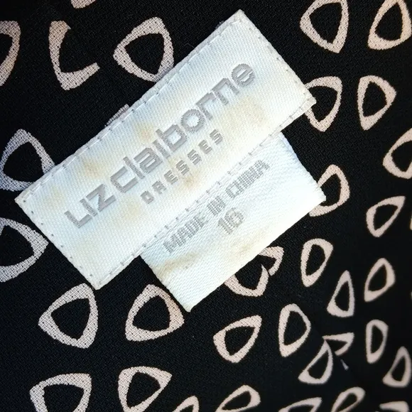 LIZ CLAIBORNE DRESSES LADIES VINTAGE (8) BUTTON CLOSURE LUXURY MAXI DRESS