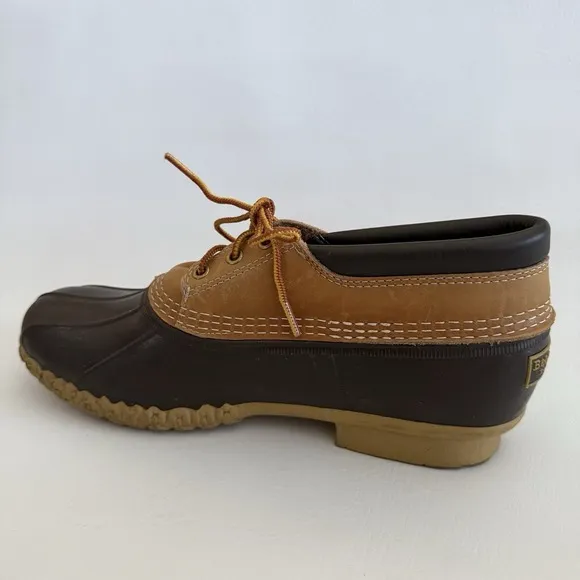 L.L. Bean Bean Boots Men's Size 11M Brown Rubber Moc Duck Shoes USA Made