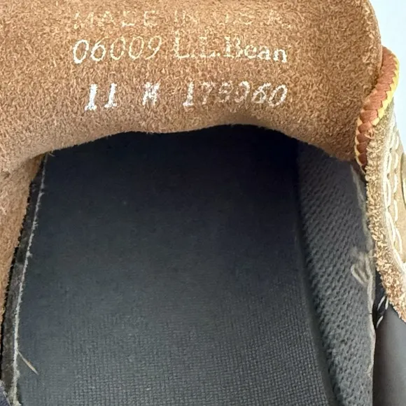 L.L. Bean Bean Boots Men's Size 11M Brown Rubber Moc Duck Shoes USA Made