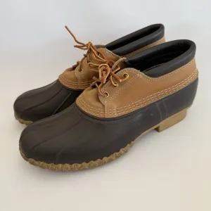 L.L. Bean Bean Boots Men's Size 11M Brown Rubber Moc Duck Shoes USA Made