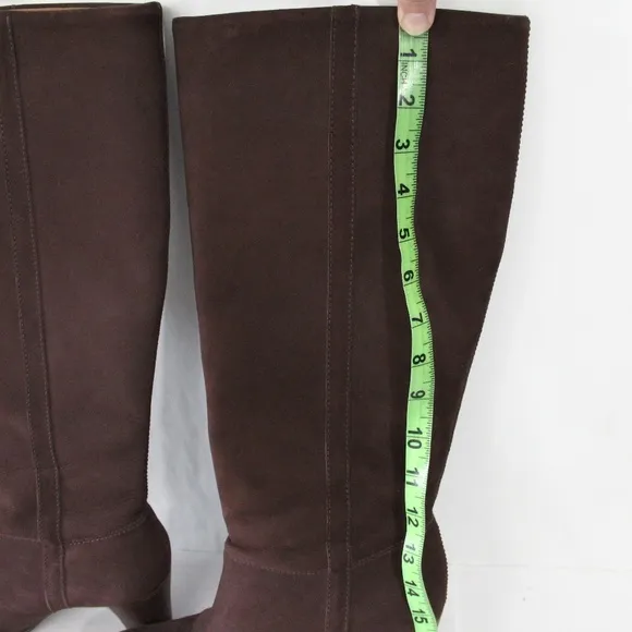 LL Bean Boots Women Leather Knee High sz 9 Dress Shoes Pull on style