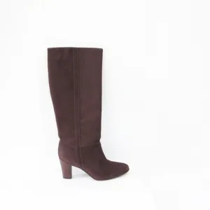 LL Bean Boots Women Leather Knee High sz 9 Dress Shoes Pull on style