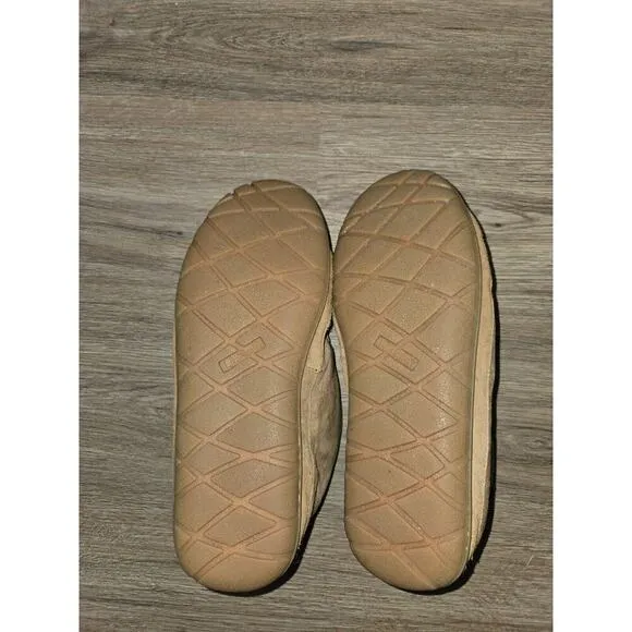 L.L. Bean Wicked Good Slippers, Boot Moc Brown Leather w/Lamb Fur, Men's 9M