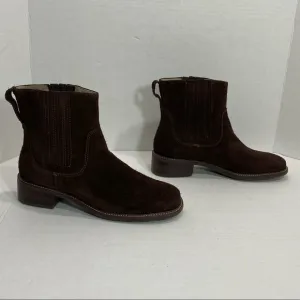 L.L.Bean || Brown Suede Women's Ankle Boots Size 6
