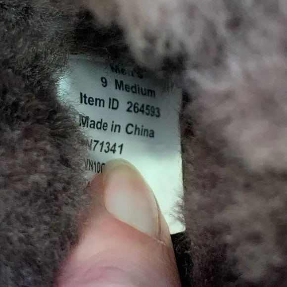 L.L.Bean wicked good fur lined slippers