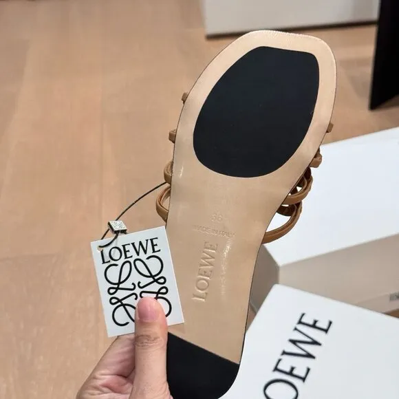 Loewe Women's Black Slide Slippers